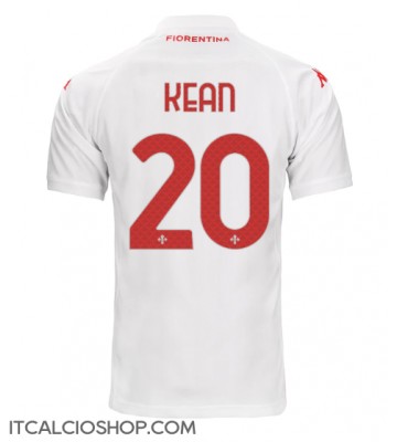Fiorentina Moise Kean #20 Seconda Maglia 2024-25 Manica Corta